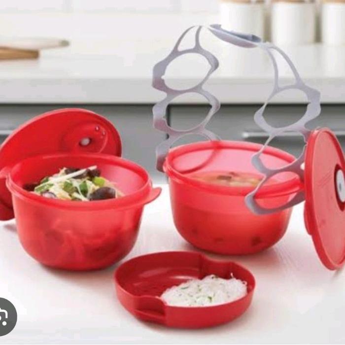 cater bowl tupperware carry all bowl tupperware rantang tupperware 2 susun