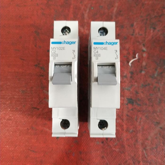 New Mcb Hager 1Phase 2A / 4A