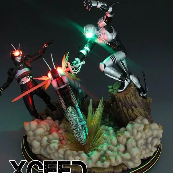 HOT SALE BACKORDER KAMEN RIDER BLACK VS SHADOWMOON RESIN STATUE NOT TSUME TERMURAH
