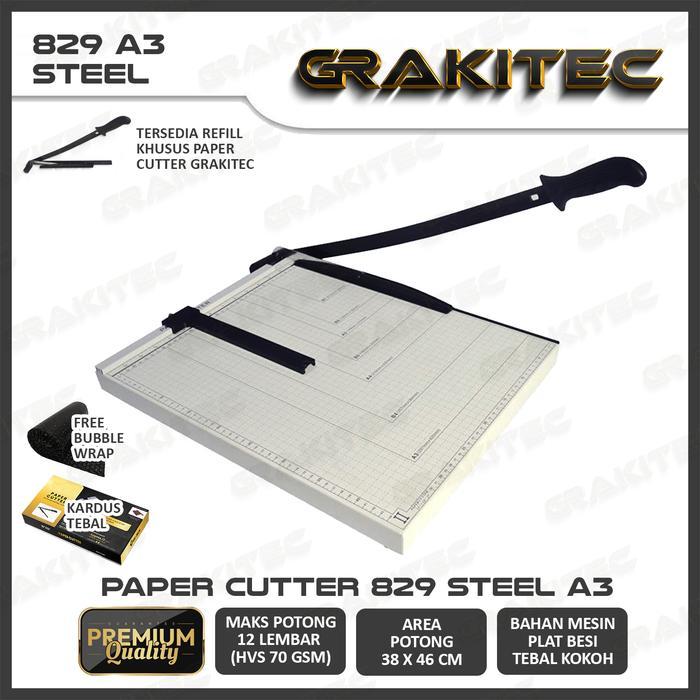 Grakitec Paper Cutter A3 ( Alat Potong Kertas ) Pemotong Kertas Alat Potong /Mesin Pemotong Kertas