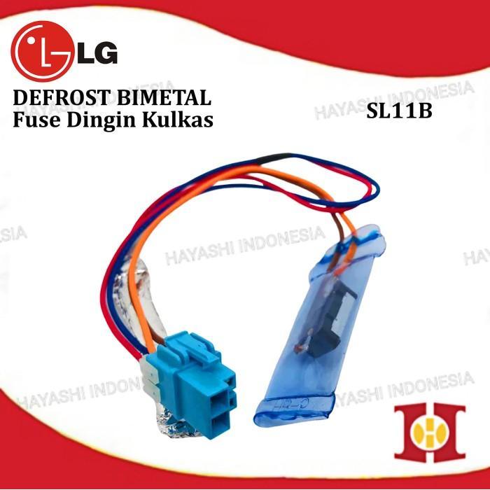 Defrost Bimetal Fuse Kulkas Lg Dingin Dalam Luar 4 Kabel Terpisah Original