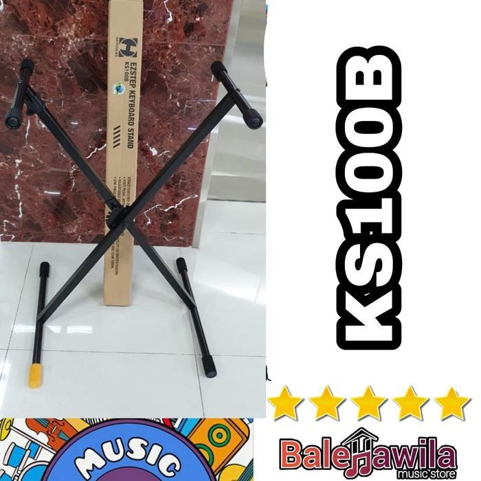 Stand Keyboard Hercules KS100B Kaki Keyboard Organ Stand Piano Hercules KS 100B