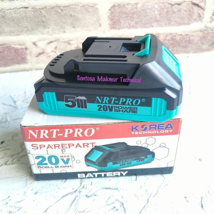 Nrt Pro 20V Baterai Battery Cordless 20 Volt Dc 340 / 343 / 740 / 743