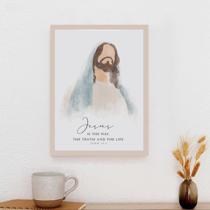 BERGARANSI Walldecor Dinding Minimalis Hiasan Dinding Ayat Alkitab Dekorasi Dinding Rumah Aesthetic