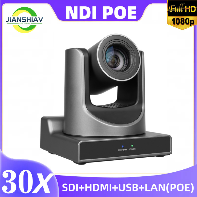 1080P PTZ ?????? ? NDI POE 30x Zoom AI ??????? ??? ?????????? ?? ?????? HDMI USB SDI IP Vmix