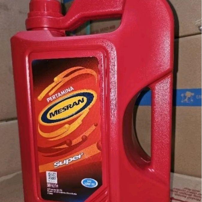 Oli MESRAN SUPER 4 LITER SAE 20W-50/Oli Mesin Mobil