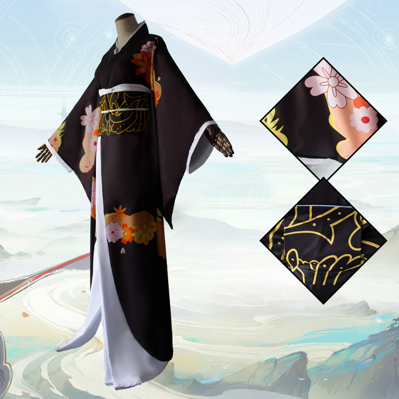 Anime Kibutsuji Muzan Cosplay Costume Anime Kimetsu No Yaiba Cosplay Costumes Women Kimono Uniforms