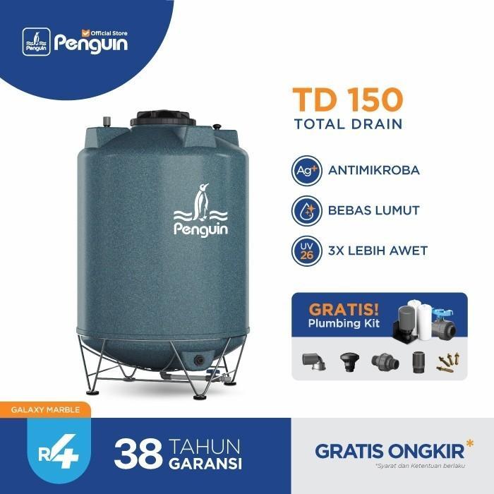 Tangki Air TOTAL DRAIN PENGUIN TD 160 (1500 liter) Toren kuras pinguin