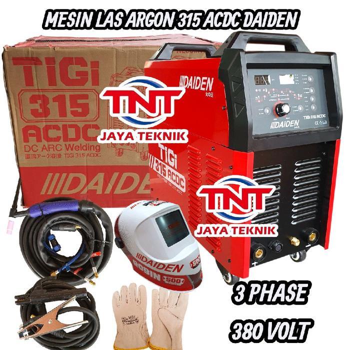 MESIN LAS ARGON DAIDEN TIGI TIG 315 ACDC / TRAFO LAS ARGON ALLUMINIUM DAIDEN TIGI 315 AC DC