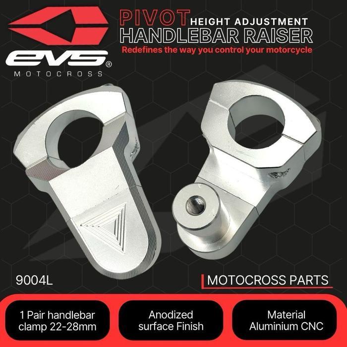 Raiser Stang PIVOT EVS Peninggi Stang Pivot Bahan Full Aluminium CNC