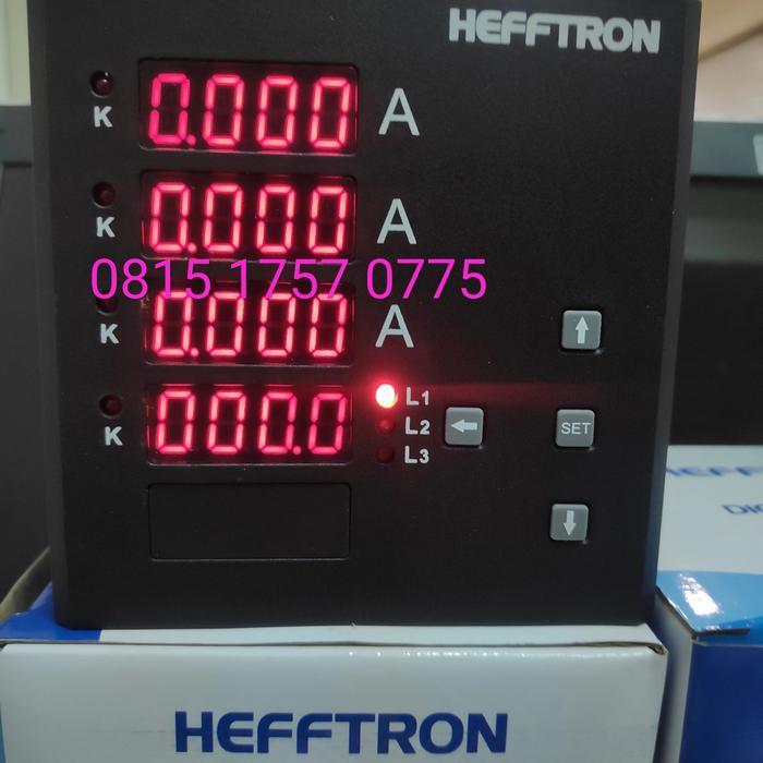 Digital Ampere + Volt Meter Hefftron Volt +Ampere Meter Hdm9696-3Ui