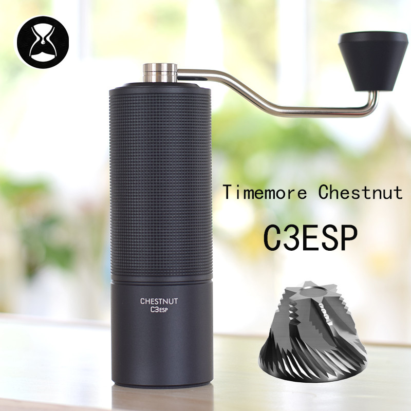 TIMEMORE Chestnut C3ESP C3S Manual Coffee Grinder All-metal Body & S2C Burr Send Cleaning Brush
