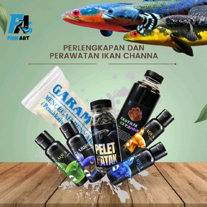 Sale- Paket Lengkap Perawatan Dan Pengobatan Ikan Channa Paket Perawatan Ikan Channa