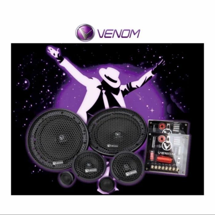 Speaker split Venom Black 3way Vx6.3 Original