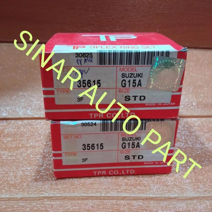 RING PISTON SET RING SEHER TP SUZUKI APV FUTURA INJECTION ASLI JAPAN