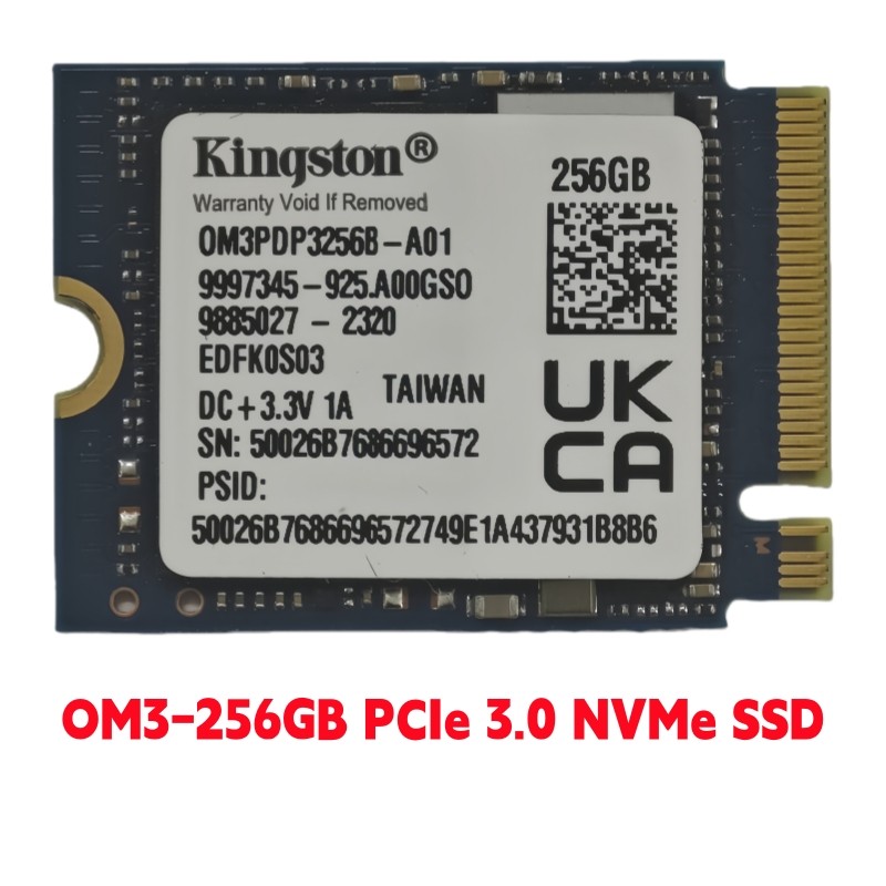 OEM Kingston OM3 PCIe 4.0 128GB / OM3 PCIe 3.0 256GB NVMe M.2 2230 Gaming Internal SSD -Stream Deck,