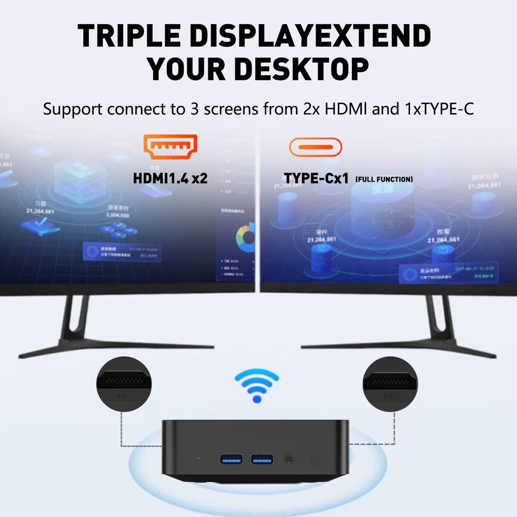 2026 Intel Core i9 8950HK i3 6100U Mini PC Portable Computer Windows 11 Pro 1TB 2TB 16GB Gaming