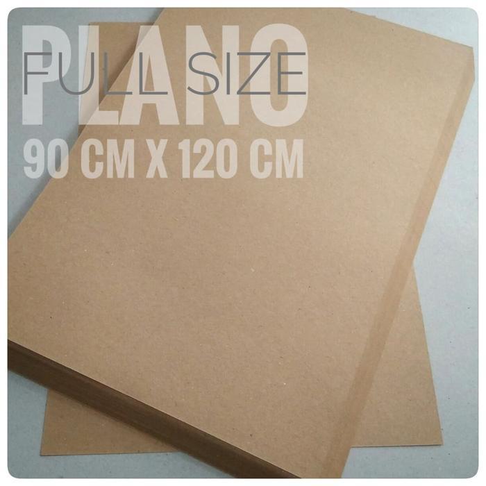 "New" Kertas Kraft Liner / Samson 500 Gsm Uk Plano 90 cm x 120 cm