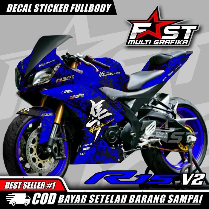 Decal Stiker R15 V2 Hayabusa Decal Stiker Stiping R15 V2 Hayabusa Stiker Fullbody Yamaha R15 V2