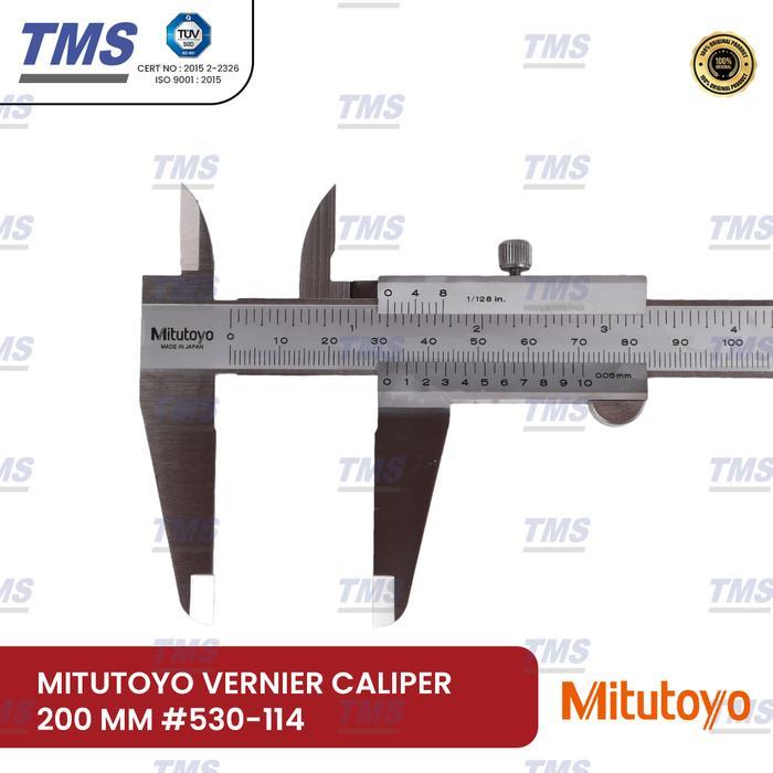 Readyyy Jangka Sorong Vernier Caliper Mitutoyo 200 Mm #530-114