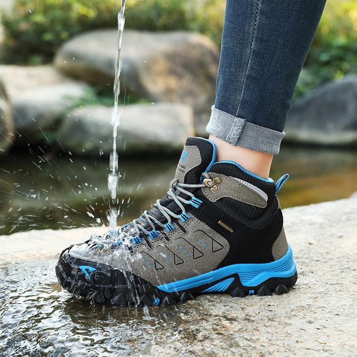 Eiger Summitadventure - Sepatu Gunung Pria/Wanita 616 / 506 Grey Blue Waterproof Soft Shell Woman