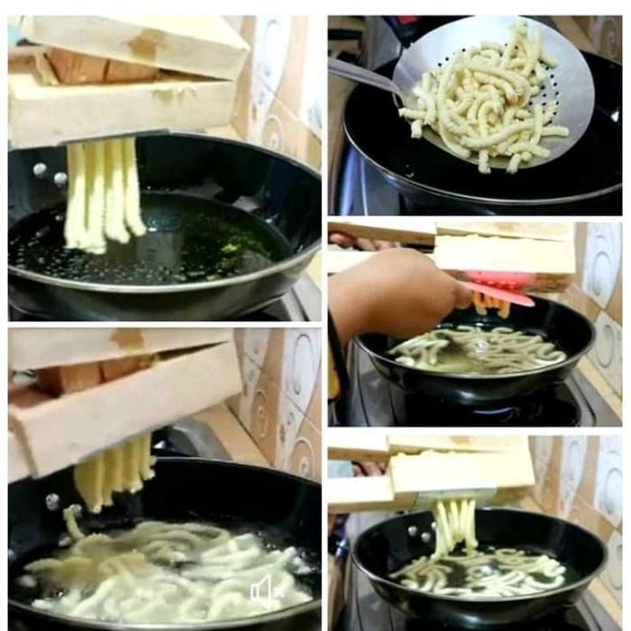 cetakan kue ulat sutra cetakan stick kue telur gabus
