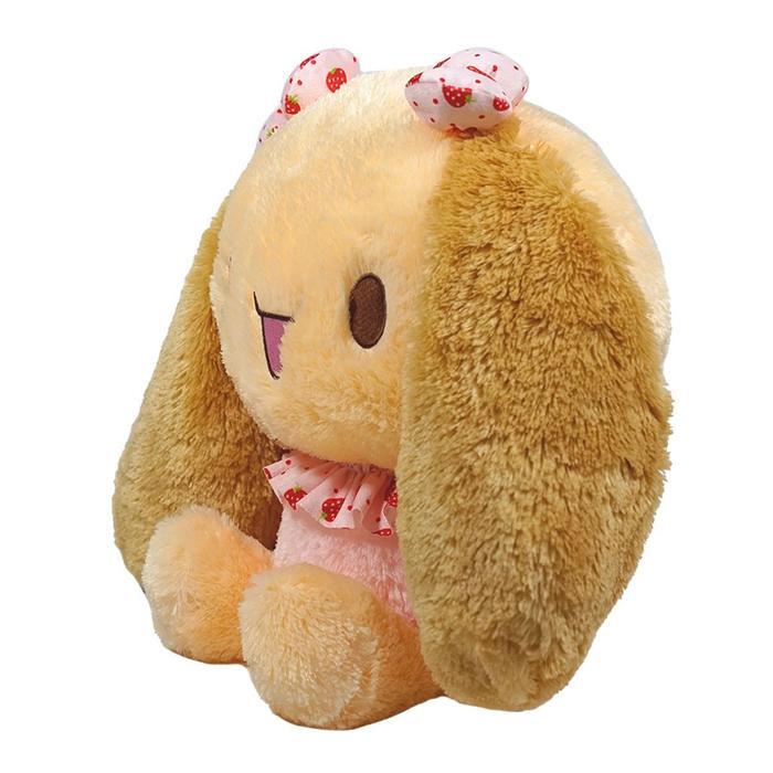 Boneka kelinci Caramel L telinga panjang morol cino brown empuk bulu premium cantik bear animal