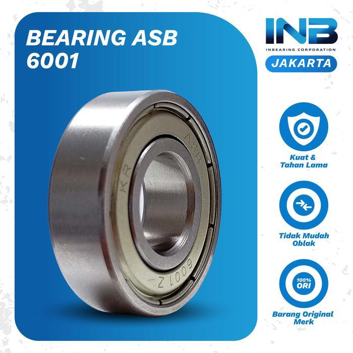 Laker Bearing ASB 6001 zz Bearing Unitrack Klx Bearing Unitrack Scorpio Bearing As Spindle Gerinda