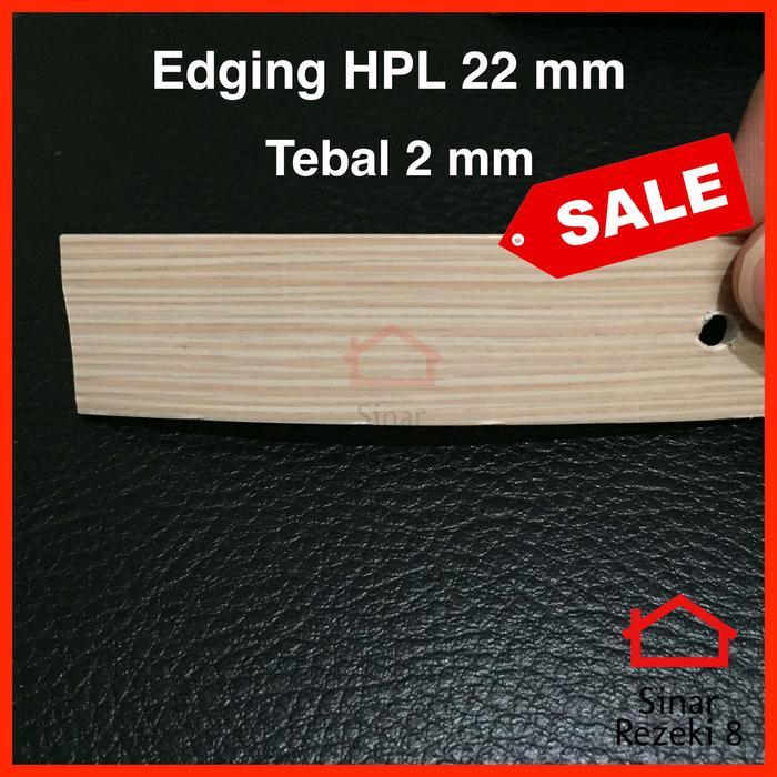 Edging HPL 188.01 / Cokelat Coklat Serat Urat Kayu Woodgrain taco PVC .