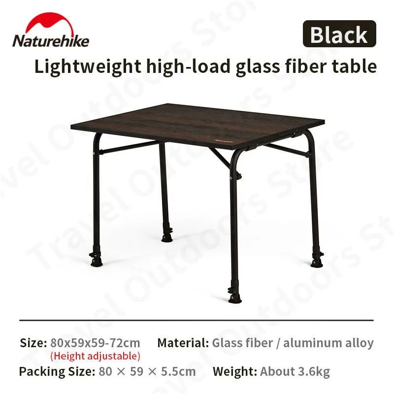 MEJA LIPAT FG03 HIGH-LOAD FIBERGLASS TABLE NATUREHIKE NH22JU019 []