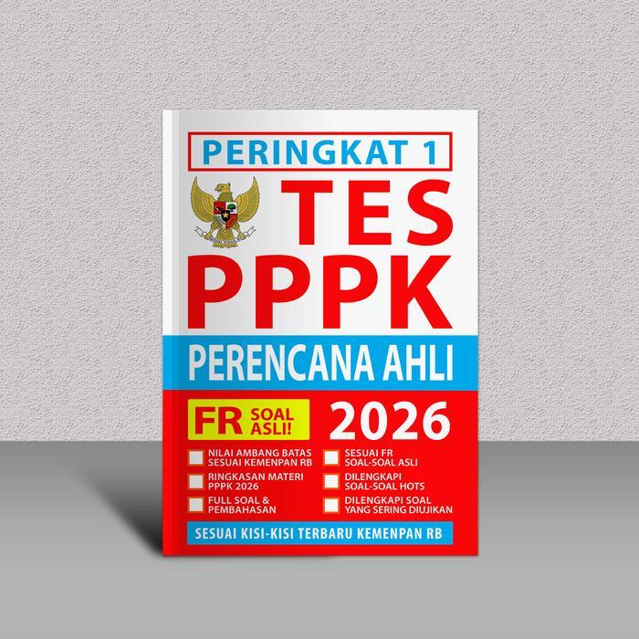 Buku PPPK PERENCANA AHLI 2026 - Peringkat 1 PPPK TEKNIS PERENCANA AHLI 2026 - Buku Original Soal dan