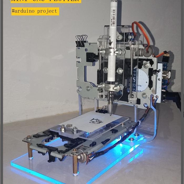 mini cnc plotter arduino