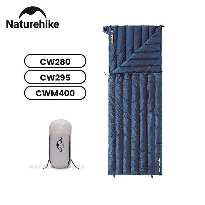 Sleeping Bag Ultralight Naturehike CW280 CW295 CWM400 Kantong Tidur Camping Tebal Hangat Duck Down