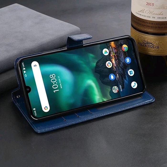 Case VIVO Y16 Flip Cover Wallet Leather Casing Dompet Kulit ( Case Untuk-Vivo Y16 ) Slot Card Warna