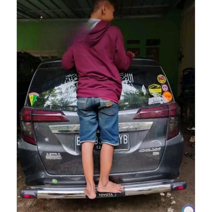 (TR72) Pelindung bumper belakang Calya Sigra Sunrise - TANDUK BELAKANG MOBIL CALYA
