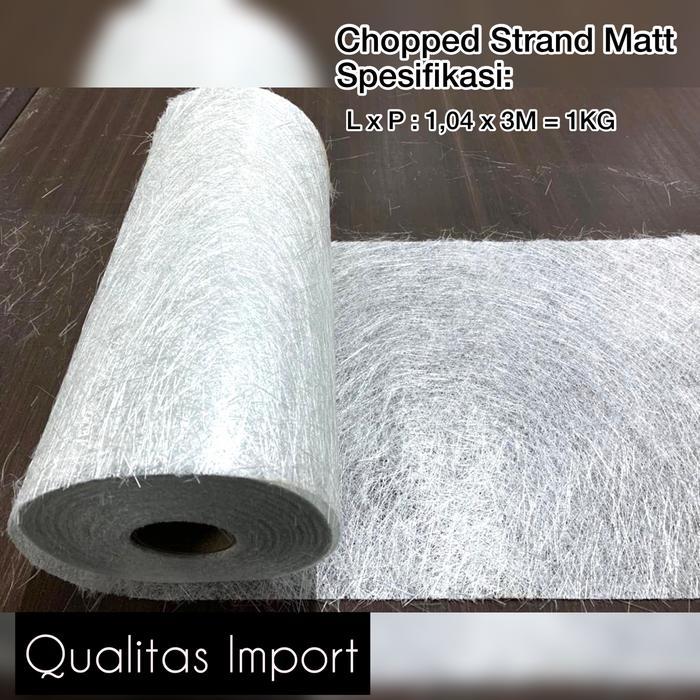 Serat Fiber Aquaproof - Fiberglass matt - Fiber glass mat 1 kg
