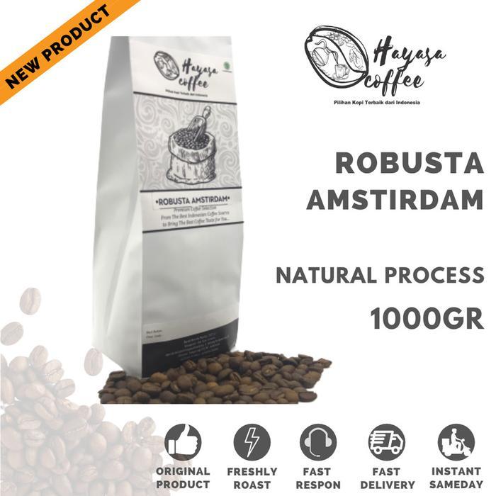 Kopi Hayasa Amstirdam Dampit Malang Robusta - 1 Kg Terlaris