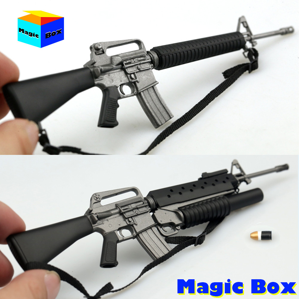 1/6 Soldier M16 Automatic Rifle M16A1 M203 Grenade launcher M16A2 Gun