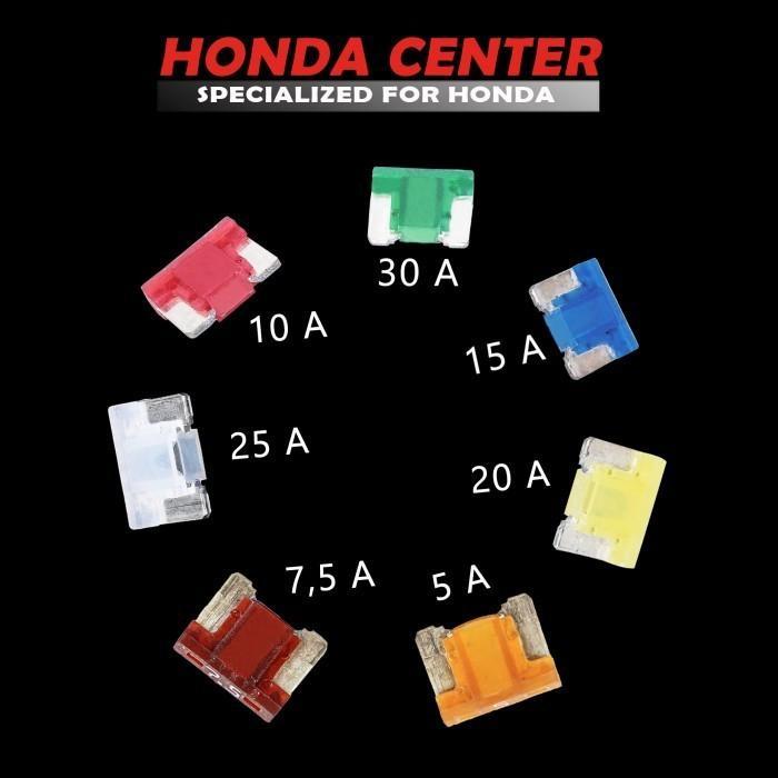fuse sekring pendek micro mini tusuk tancap mobil honda brv hrv freed