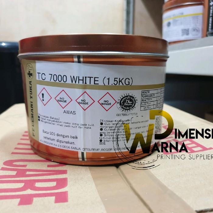 TERLARIS Tinta Offset Cemani Toka - TC 7000 White gratis ongkir
