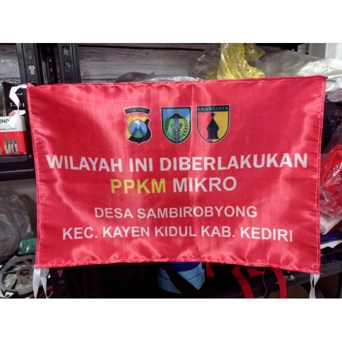 Cetak Bendera Custom Printing/Sablon Bendera Printing/Miniflag Custom