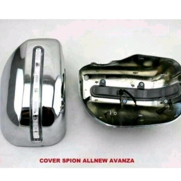Promo Cover Spion/ Pelindung Spion All New Avanza/Veloz/Type G 2012-2014 Chrome Car