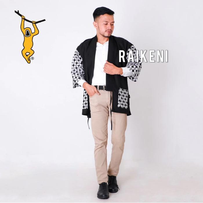 Raikeni Kimono Rindu Kimono Outer Batik Tenun Tradisional Outer Batik Kimono Batik Nusantara Kimono