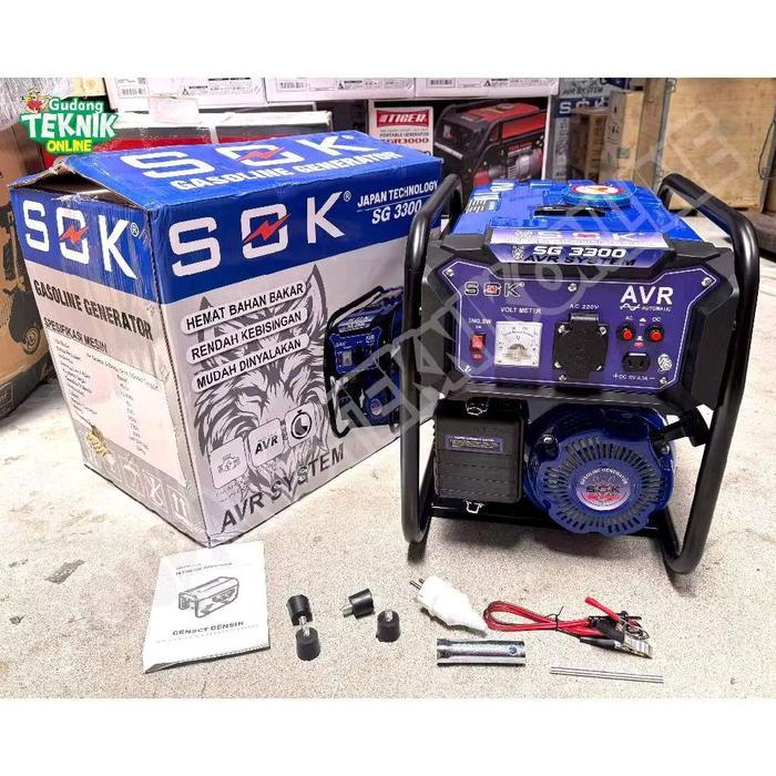 Genset 2500-2800 Watt TANOSS TN6000ES 4Tak / Power Generator Listrik 2500W-2800W Gasoline Genset - G