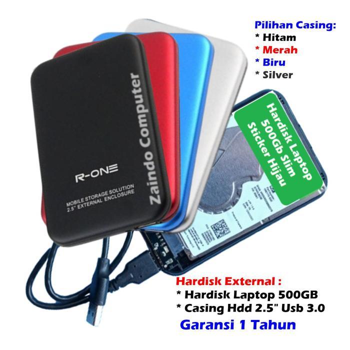 HARDISK EXTERNAL 500GB HDD LAPTOP CASE R-ONE USB 3.0 HDD EXTERNAL 500G