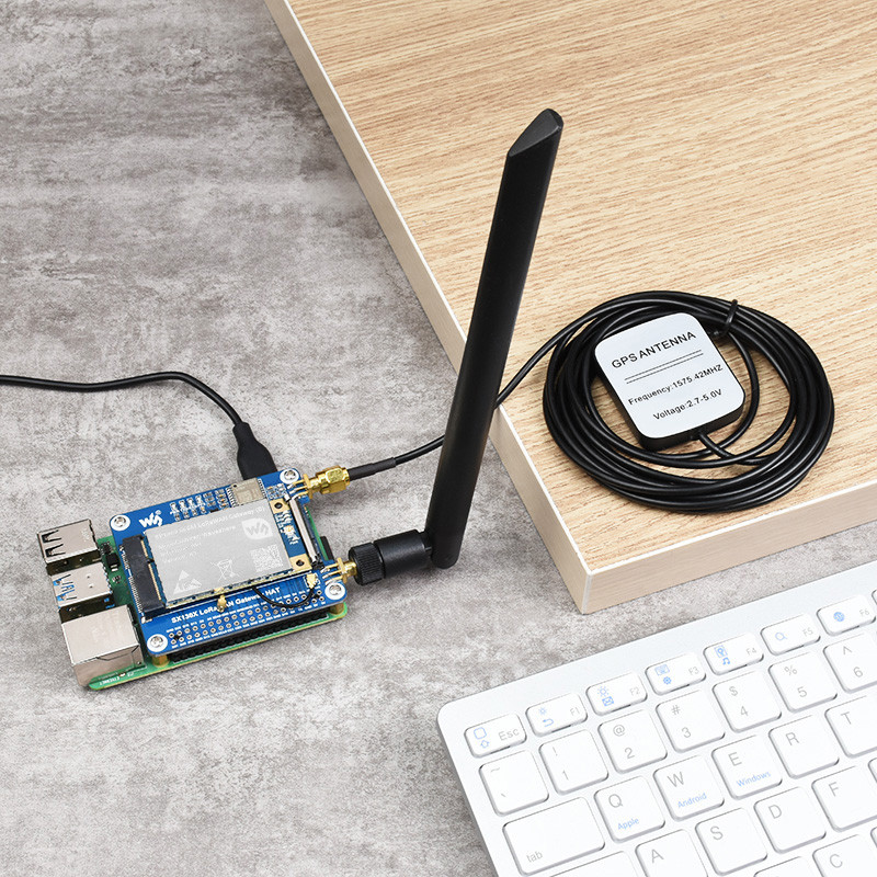 RASPBERRY PI LORAWAN MODULE SX1302 SX1303 MINI PCIE 868M 915M LORA GATEWAY HAT EXPANSION BOARD