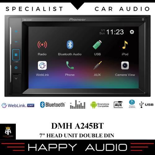 Head Unit Double Din 7 Inch PIONEER DMH-A245BT Bluetooth Mirroring Tape Mobil