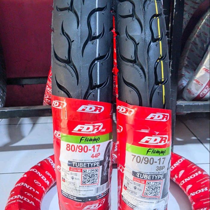 Ban FDR Flemmo 70/90-17 80/90-17 Bukan Tubles untuk Motor Bebek Supra Revo Jupiter Shogun -
