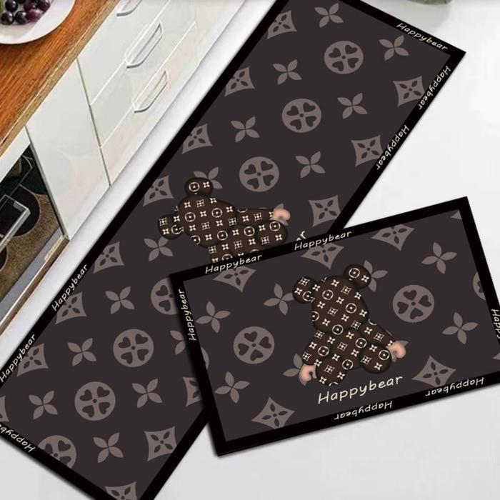 Keset Dapur 2 In 1 / Keset Kaki Diatomite Tebal Cepat Kering Dan Anti Slip Original