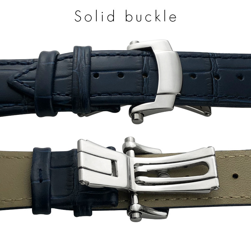 25*13mm Notch Genuine Leather Watchband Fit for Patek Philippe 5726 5711 5712G Wristband Black Brown